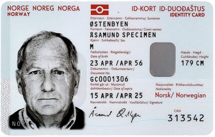 Real Norway ID Card