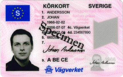 Buy Sweden Driver License